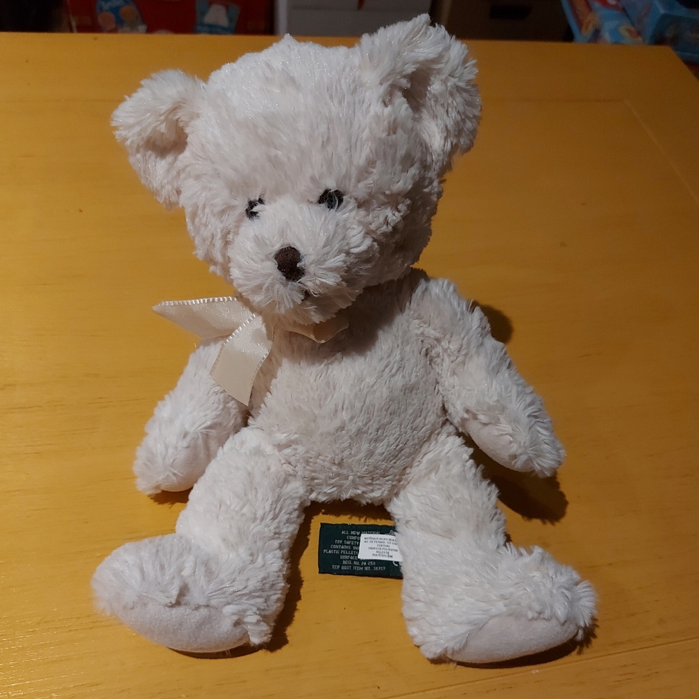 **3 Listings $40**                  Vintage Russ Eileen cream plush bear 7"